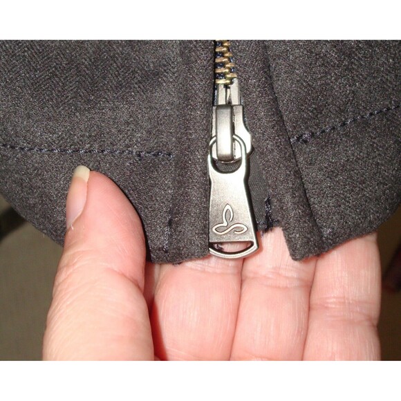 New NWT Prana Inna Dark Gray Womens S Jacket Coat Zip Long Hood Warm Wat… - Picture 9 of 12